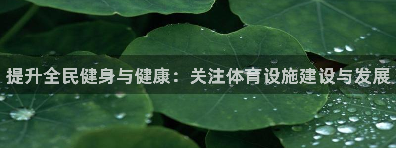 意昂体育3招商：提升全民健身与健康：关注体育设施建设