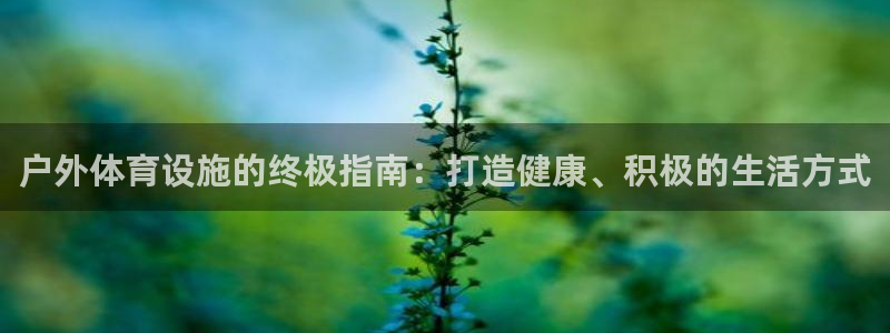意昂3集团官网网址：户外体育设施的终极指南：打造健康
